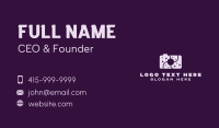 Purple Space Camera Business Card Design