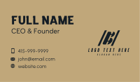Construction Highway Agency Business Card