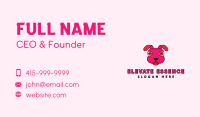Stuffed Toy Puppy Business Card