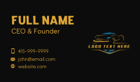 Sports Car Automotive Business Card