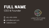 Glowing Business Card example 3