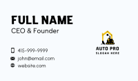 Excavator Machine House Business Card