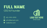 Green City Business Card example 3
