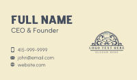 Fancy Chef Hat Restaurant Business Card