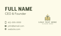 Education Book Torch Business Card