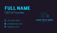 Fast Shipping Logistics Business Card