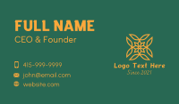 Spring Business Card example 1