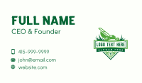 Landscaping Grass Mower Business Card