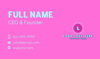 Beauty Store Business Card example 2