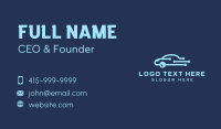 Digital Blue Car Business Card