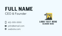 Crane Equipment  Construction  Business Card