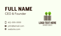 Barcode Business Card example 2