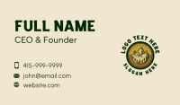 Camping Mountain Reserve Park Business Card Design