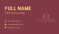 Luxury Wedding Event Business Card Design