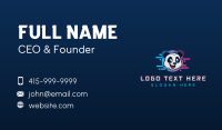 Panda Avatar Gaming Business Card Design