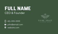 Organic Ornament Candle Business Card Image Preview