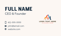 Home Electricity Lightning Bolt Business Card