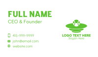 Green Tennis Court Business Card