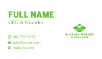 Green Tennis Court Business Card Image Preview