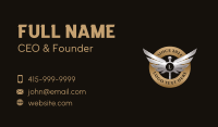 Medical Wings Caduceus Business Card