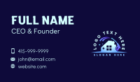 House Power Wash Cleaning Business Card