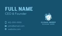 Bubbles Cleaning Lettermark Business Card Image Preview