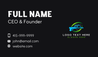 Power Wash Sanitation Disinfection Business Card