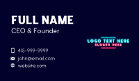 Fun Fair Business Card example 1