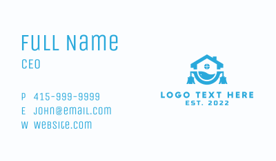 House Cleaning Sanitation Business Card Image Preview