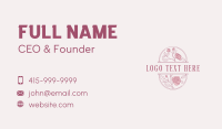 Rose Flower Garden Business Card Design