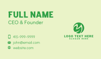 Green Salad Restaurant  Business Card