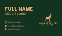 Luxury Deer Animal Business Card