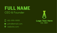 Green USB Tie  Business Card