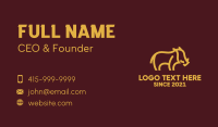 Safari Wild  Boar  Business Card