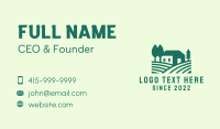 Nature Farm House  Business Card