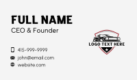 Race Car Automobile Business Card