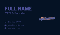 Fun Brush Wordmark Business Card