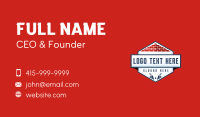 Brick Masonry Renovation Business Card Design