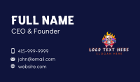 Gaming Casino Skull Business Card