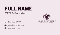Floral Hand Spa Business Card
