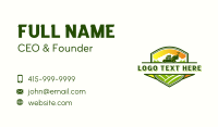 Lawn Mower Horticulture Business Card