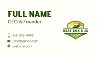 Lawn Mower Horticulture Business Card Design