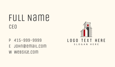 Architecture Apartment Realty Business Card