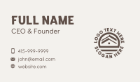 Brown Home Realtor Business Card