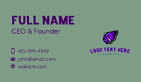 Panther Online Gaming Business Card