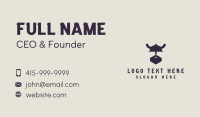 Medieval Viking Warrior Business Card