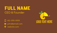 Chameleon Lemon Fruit  Business Card