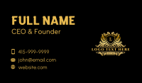 Classic Luxury Crest Business Card