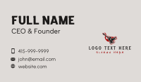 Rock Band Guitar Business Card