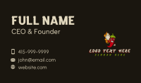 Chili Pepper Middle Finger Business Card